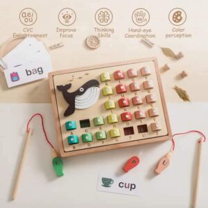 Wooden Magnetic Fishing Game