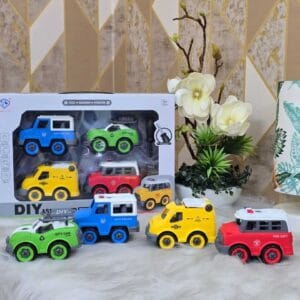 4 Pcs DIY Vehicle Sets