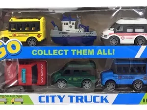 City Truck Set – 6 in 1 Toy