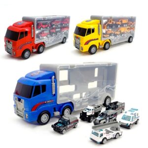 Big Alloy Carrier Truck Playset