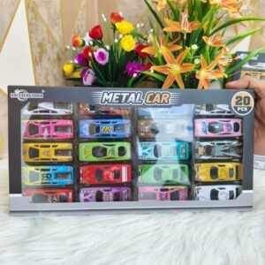 20pcs Colorful Metal Toy Car Set