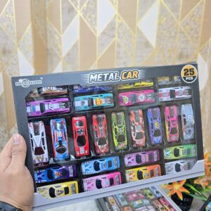 25 PCS Metal Toy Car Set