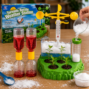 Tornado Bottle Weather Station with Instant Snow